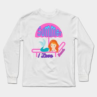 I love beach Long Sleeve T-Shirt